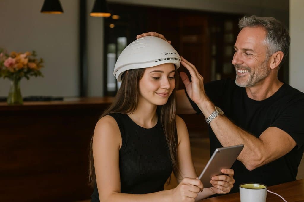 Father and daughter
